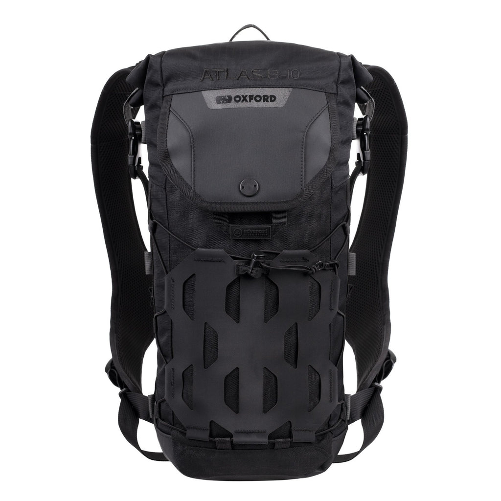 Oxford Atlas B-10 Advanced Motorcycle Motorbike Waterproof Backpack Black OL1002