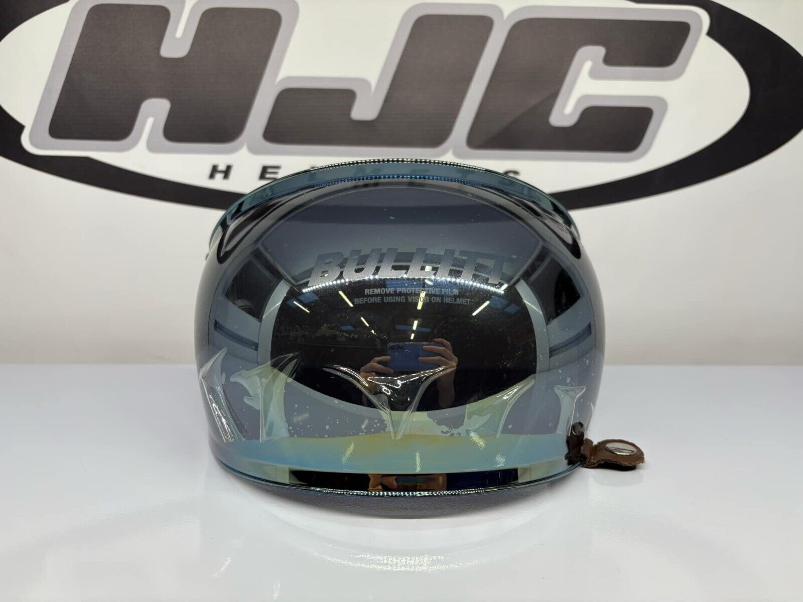 Ex-Display Bell Bullitt Bubble Iridium Visor, Brown Tab P401-FS-JH Helmet Visor