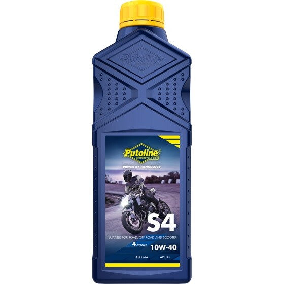 Putoline S4 10W/40 Mineral Based Motorcycle Motorbike Oil 1L
