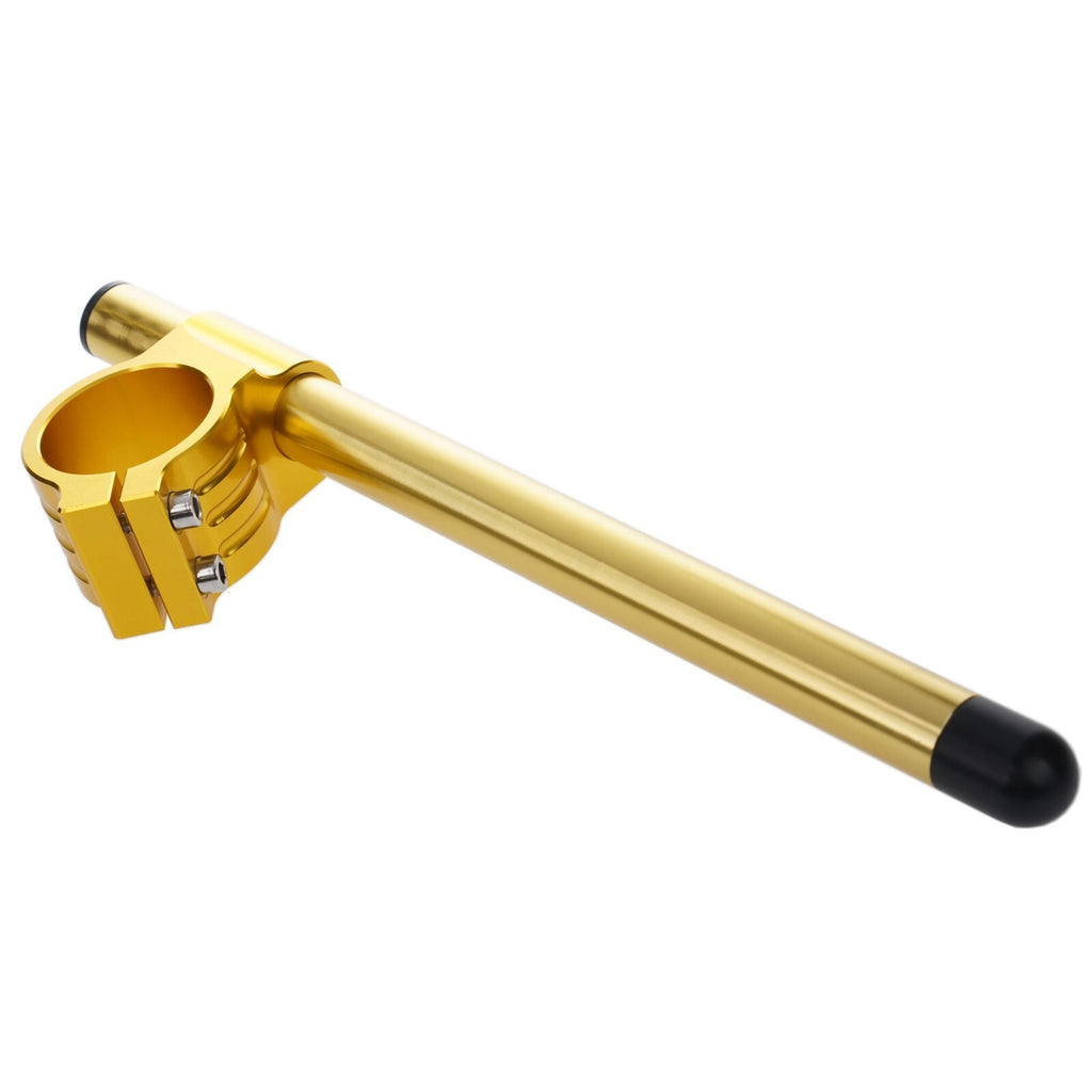 Bike It Motorcycle Motorbike 48mm Gold Clip-On Bar Kit