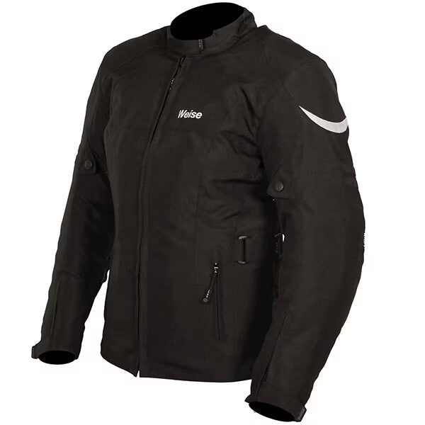 Weise Ladies Dakota Womens Waterproof CE Textile Motorcycle Motorbike Jacket Blk