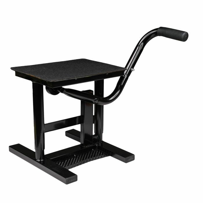BikeTek MX Off Road Enduro Motorcycle Motorbike Lift Comp Stand - Black