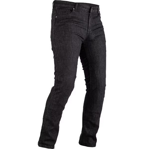 RST X Tapered Fit CE Motorcycle Motorbike Aramid Denim Jeans - Black Denim