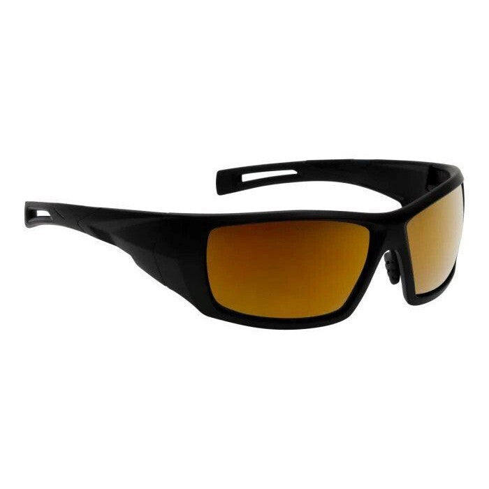 Ugly Fish RS6002 Motorcycle Motorbike Sunglasses - Matt Black Frame/Gold Lens
