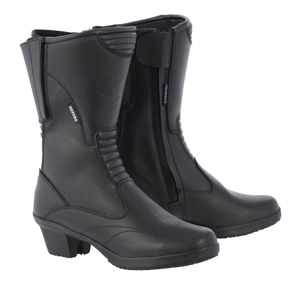 Oxford Valkyrie Women's Ladies Waterproof Motorcycle Motorbike Touring Boot