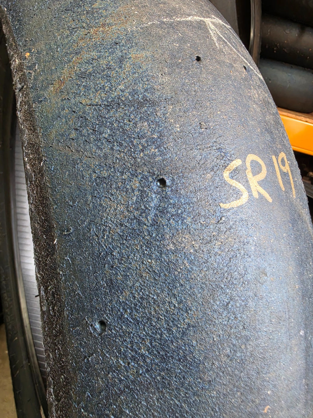 Pirelli Diablo Superbike SC0 190/60-17 Used BSB Scrub Motorcycle Tyre - SR19