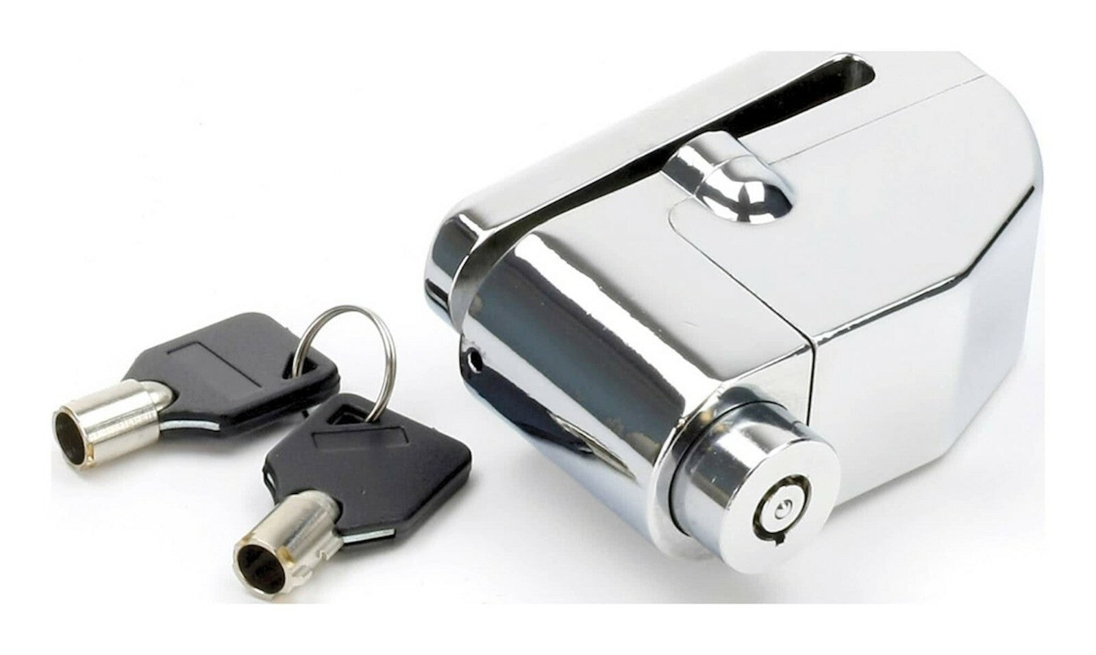 Mammoth Security Chrome Motorcycle Motorbike Alarmed Disc Lock With 6mm Pin