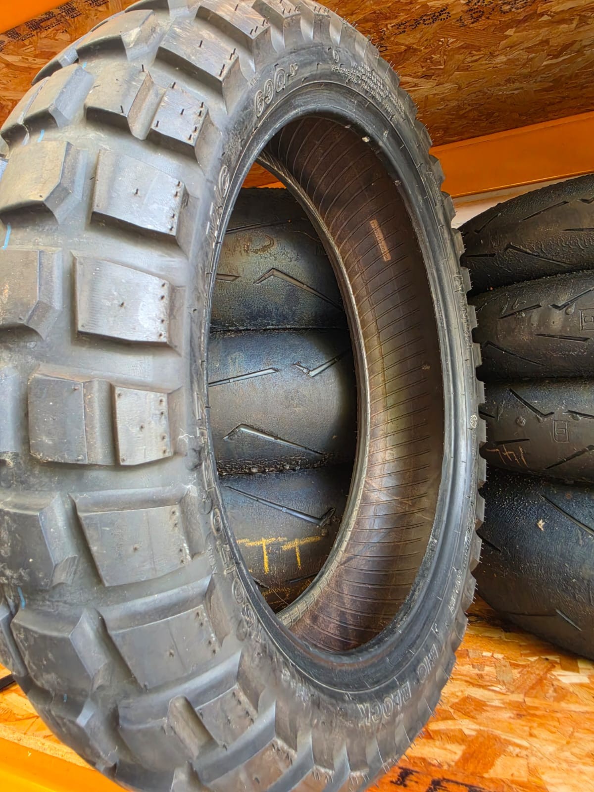 Kenda Big Block 150/70-12 K784 part worn rear tyre