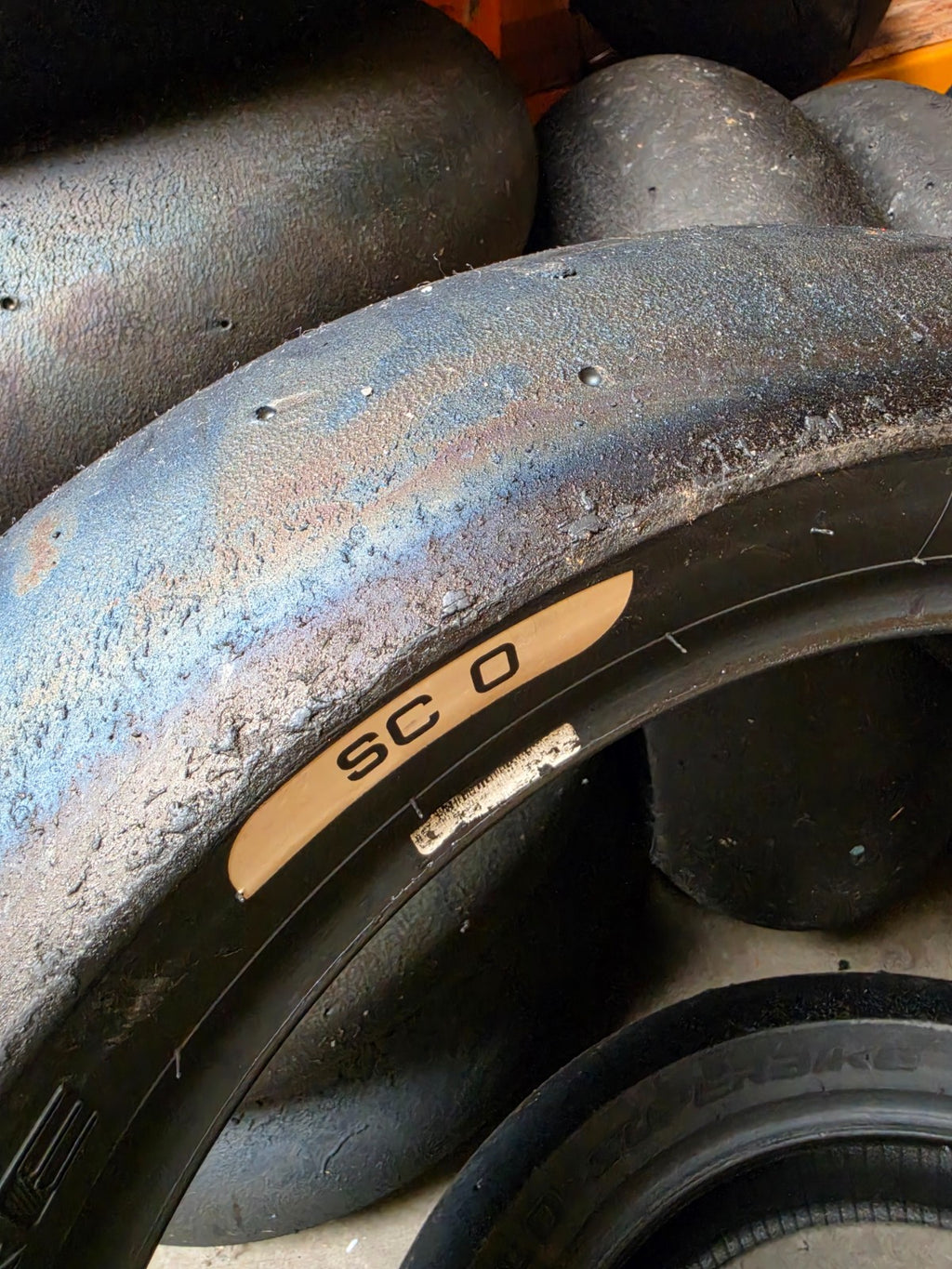 Pirelli Diablo Superbike SC0 190/60-17 Used BSB Scrub Motorcycle Tyre - SR11
