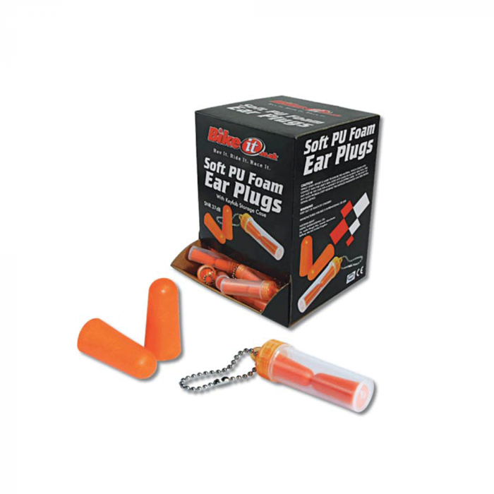 Bike It 120 Motorcycle Motorbike Earplug Dispenser In Keyfob Case