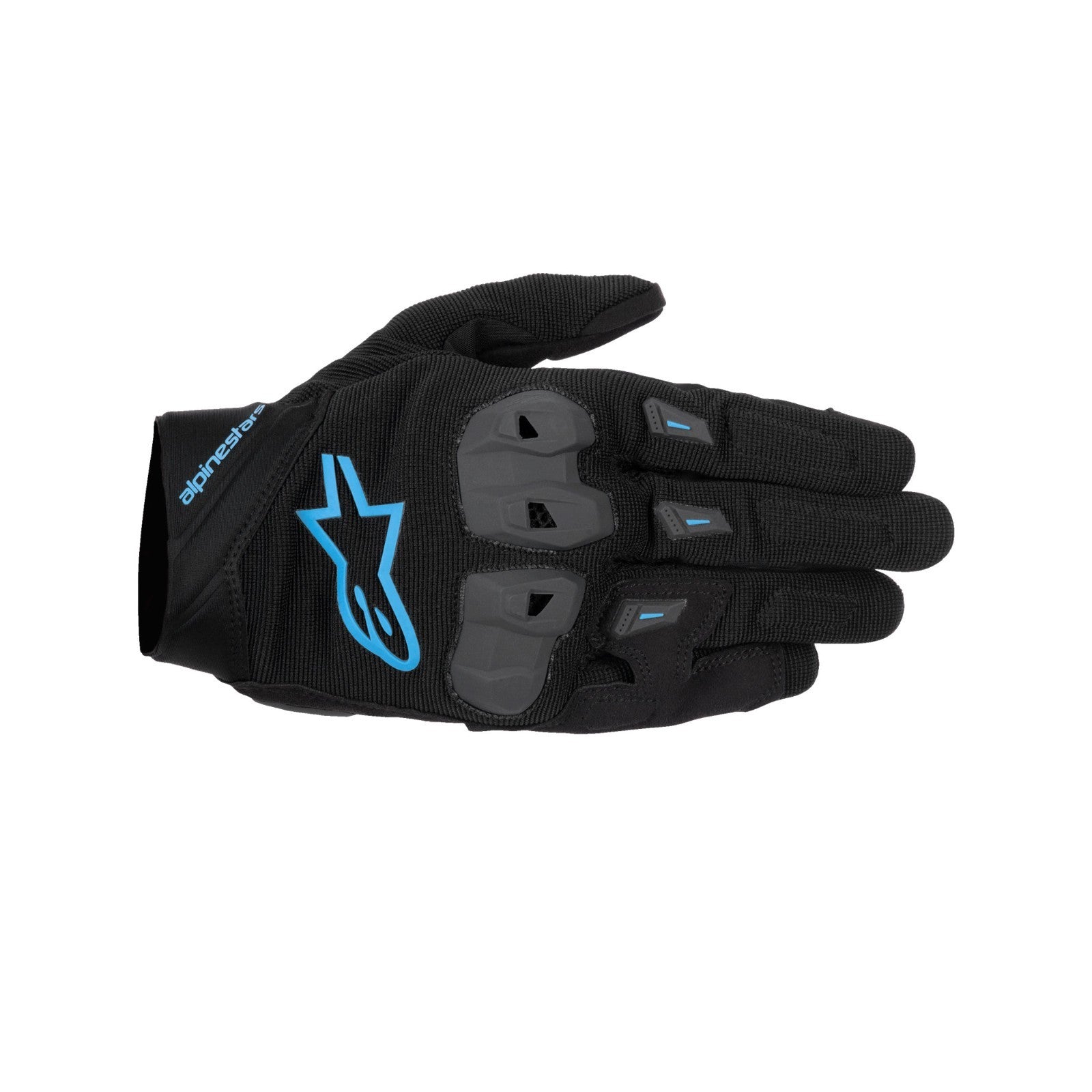 Alpinestars SP X 1 Mesh Motorcycle Motorbike Summer CE Gloves - Black Blue