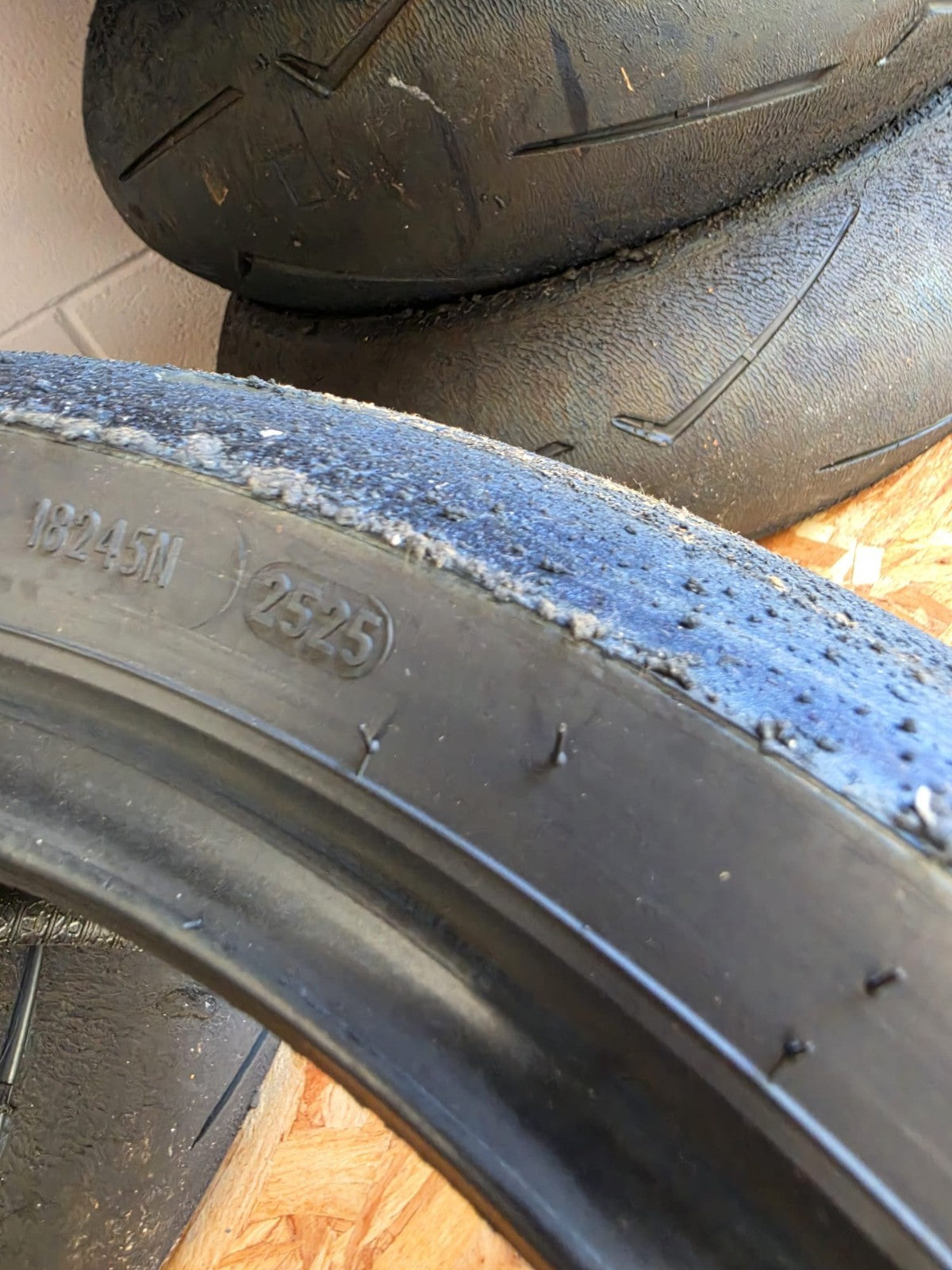 Pirelli Diablo Supercorsa Rear SC1 200/60-17 V4 Part worn scub motorcycle tyre