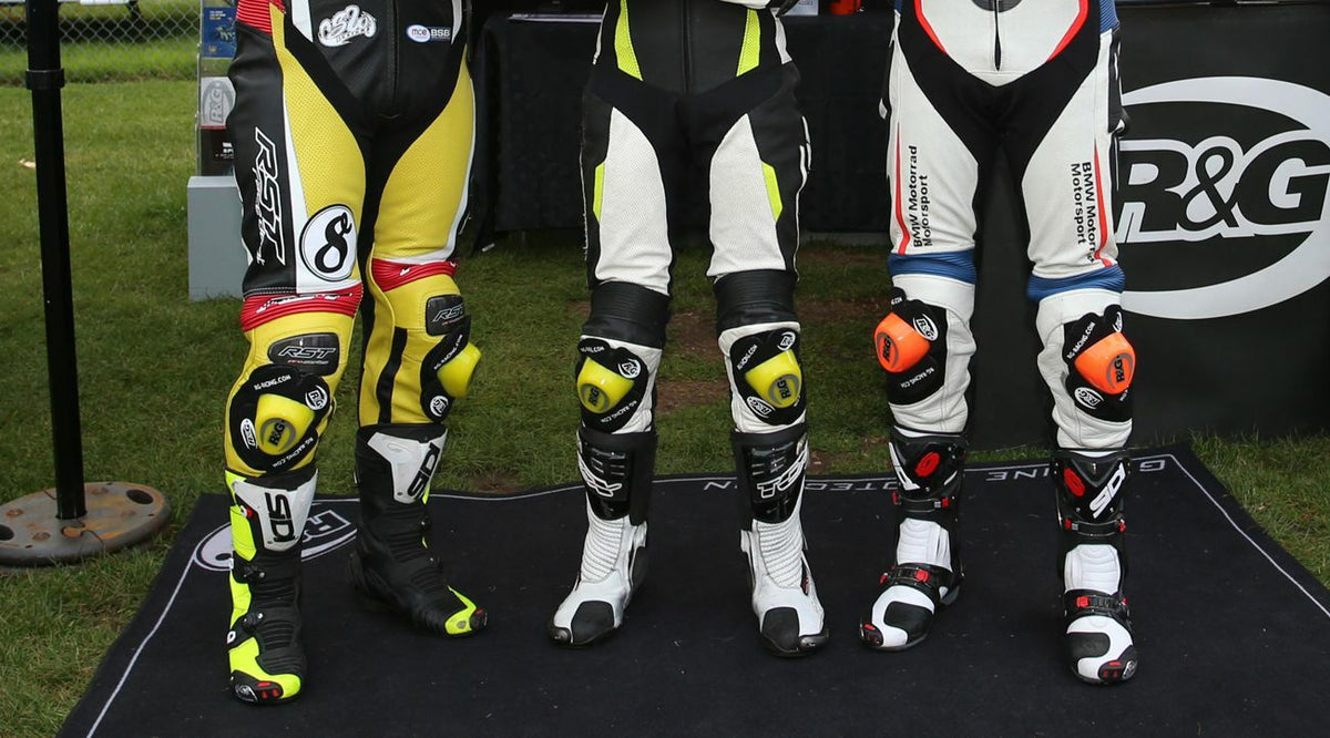 R&G Aero Yellow Pair of Motorcycle Motorbike Knee Sliders Road Race Track Day