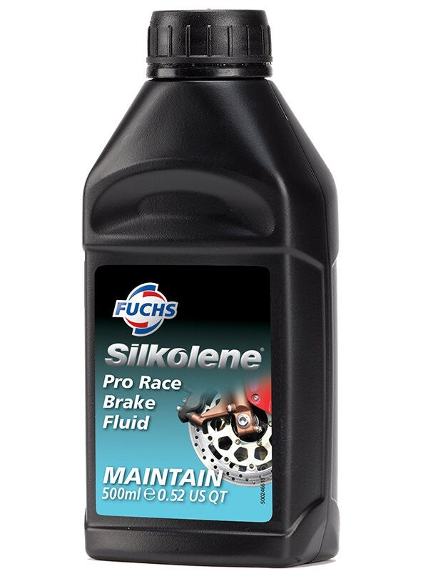 Silkolene Pro Race & Road Dot 4 High Performance Motorcycle Brake Fluid 500ml