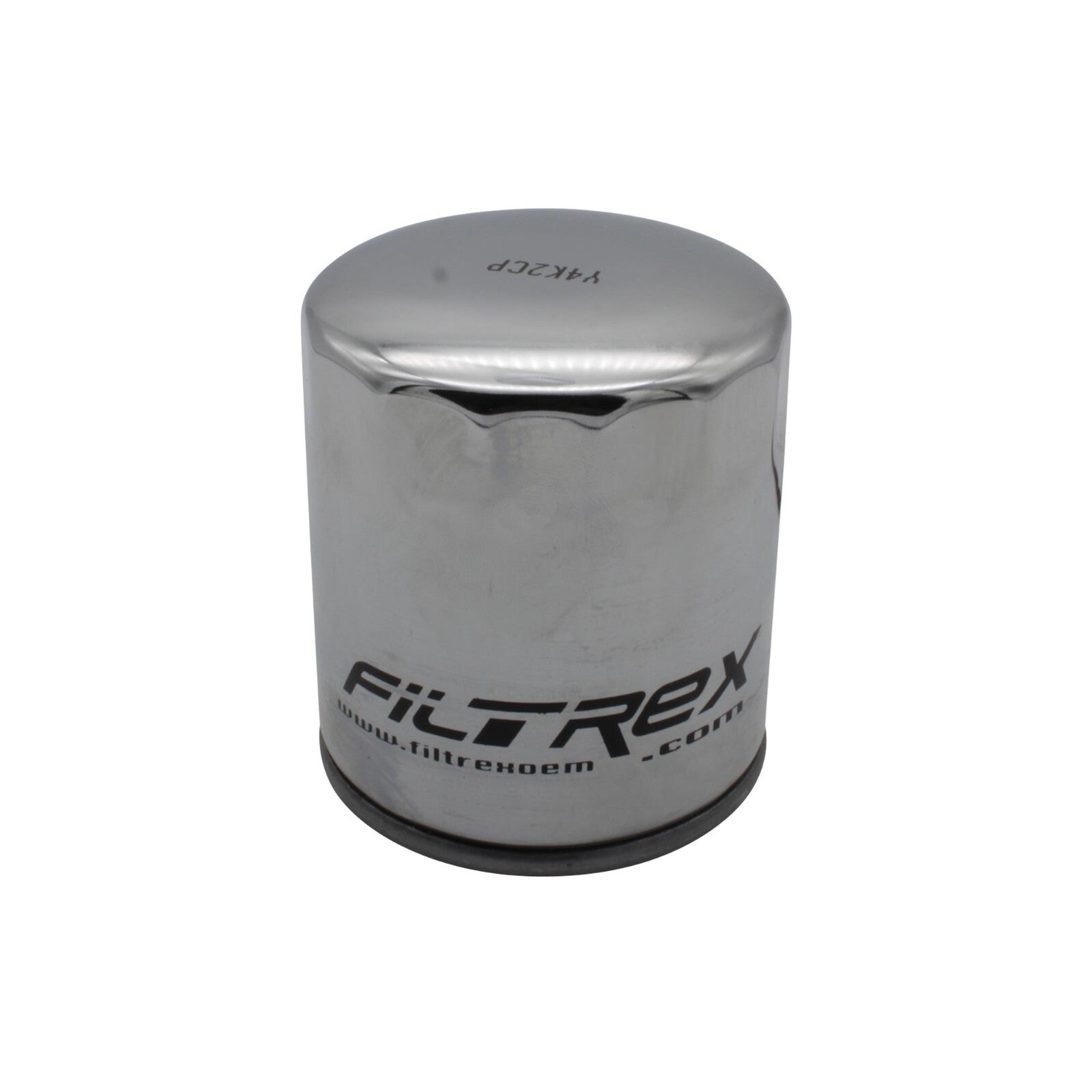 Filtrex Chrome Canister Oil Filter Harley Davidson - OEM - 63805-80/X - HF170C
