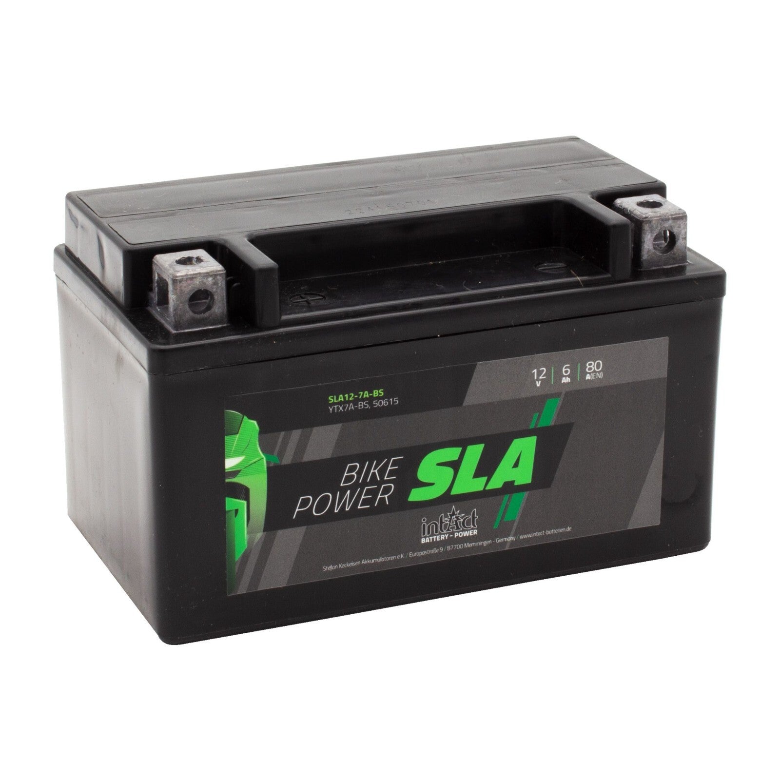 intAct YTX7A-BS Sealed Activated SLA Bike-Power Motorcycle Motorbike Battery