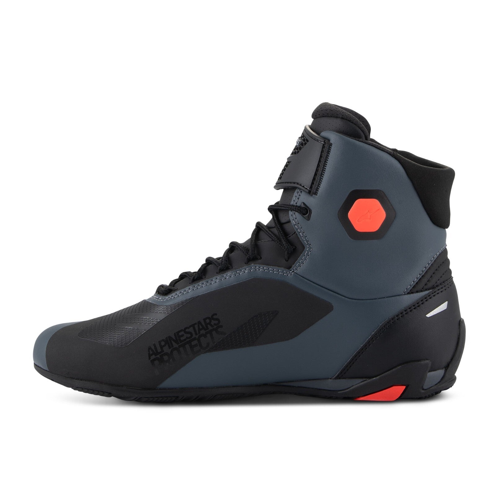 Alpinestars Faster 4 Mens Motorcycle Motorbike Sports Shoe Boots Black Gray Red