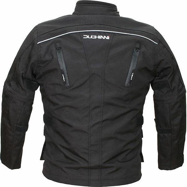 Duchinni Kids Jago Motorcycle Motorbike Children's Kids Textile Jacket - Black