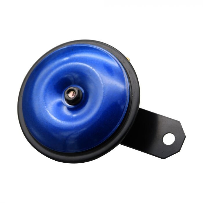 Bikeit 12v 90mm Motorcycle Motorbike 105db Horn - Blue