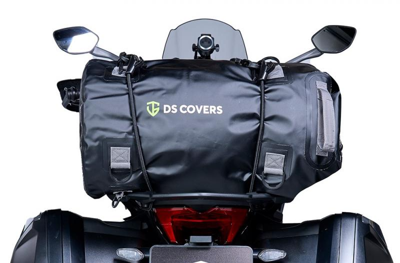 DS COVERS PVC Lightweight Waterproof Marine Motorcycle 30 Litre Roll Bag - Black
