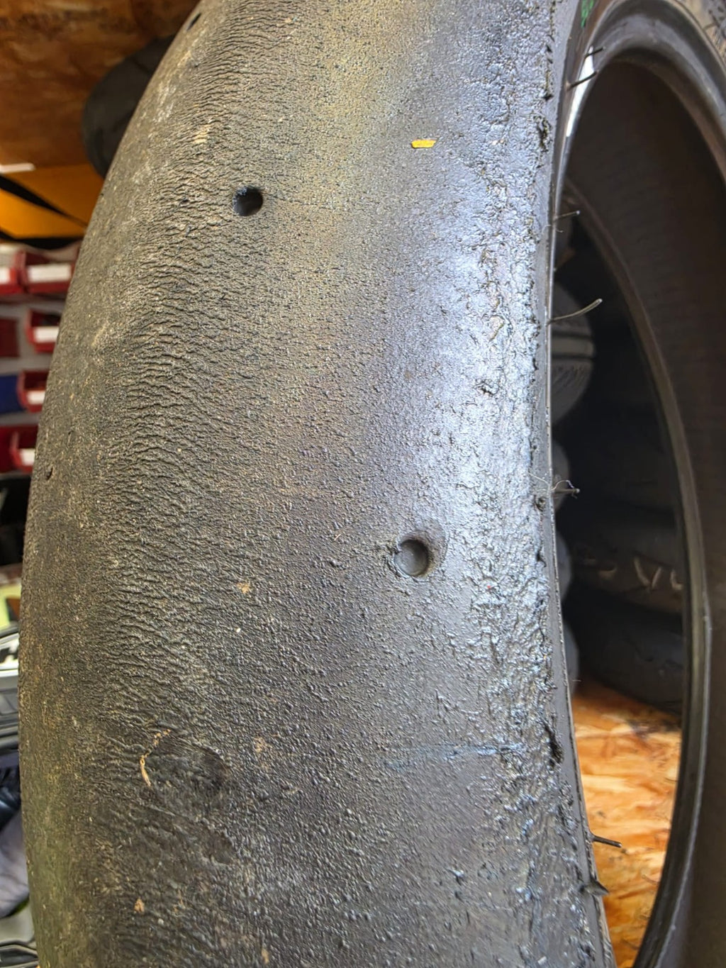 Pirelli Diablo Superbike SC1 120/70-17 Used BSB Scrub Motorcycle Tyre - SF35