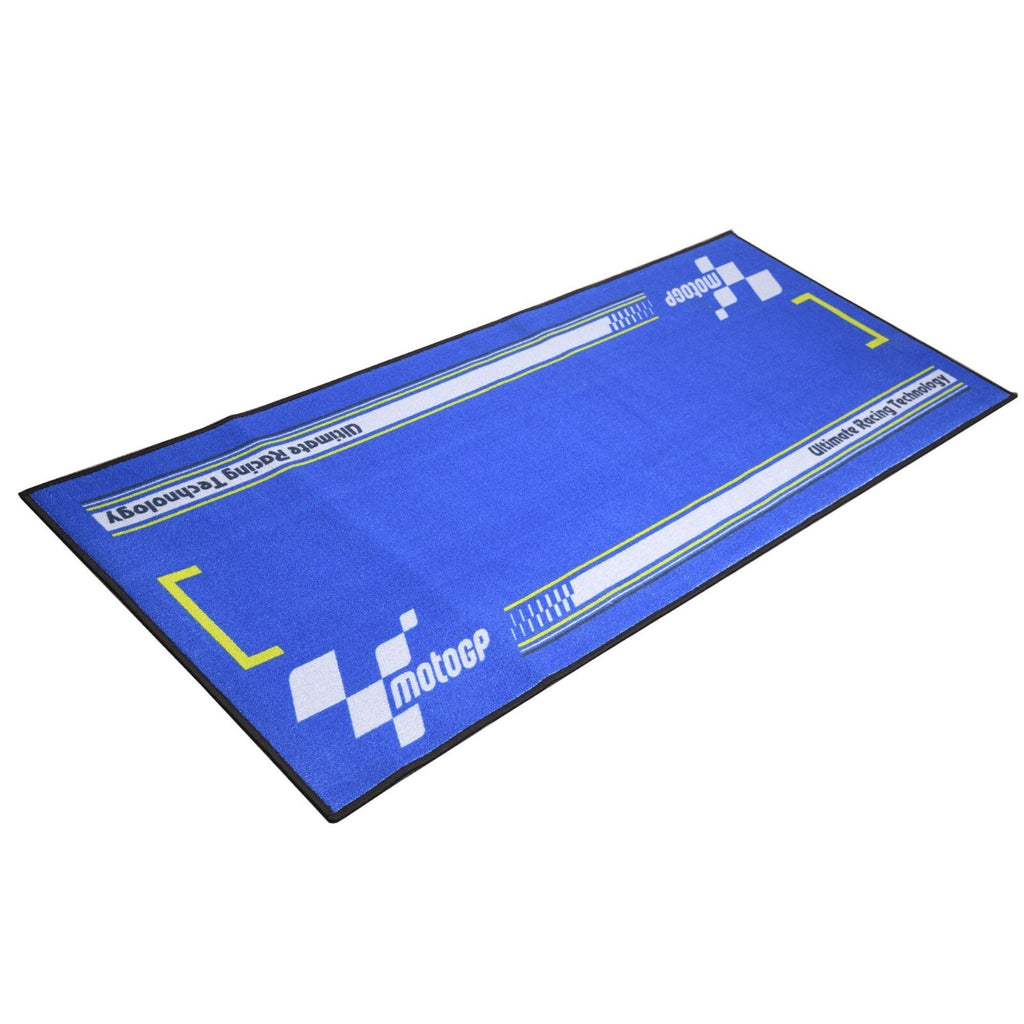 Bike Tek MotoGP Garage Mat Series 4 (Blue) Motorcycle Garage Mat 190 X 80cm