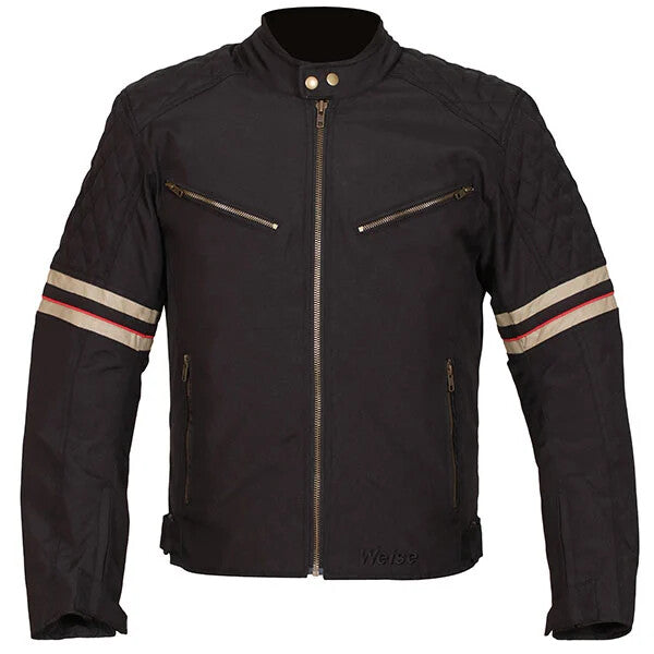 Weise Michigan CEAA Classic Style Waterproof Textile Motorcycle Motorbike Jacket