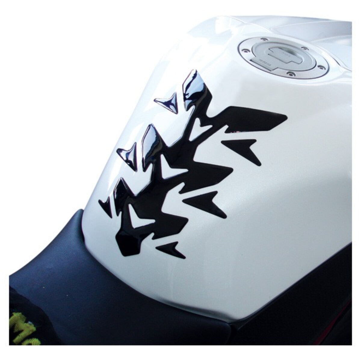 Oxford OF843 Motorcycle Motorbike Universal Gel Spine Invader Tank Pad - Black