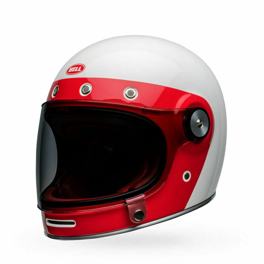 Bell Bullitt Flat Smoke Visor, Dark Red Tab - P401-FS-JH Motorcycle Helmet Visor