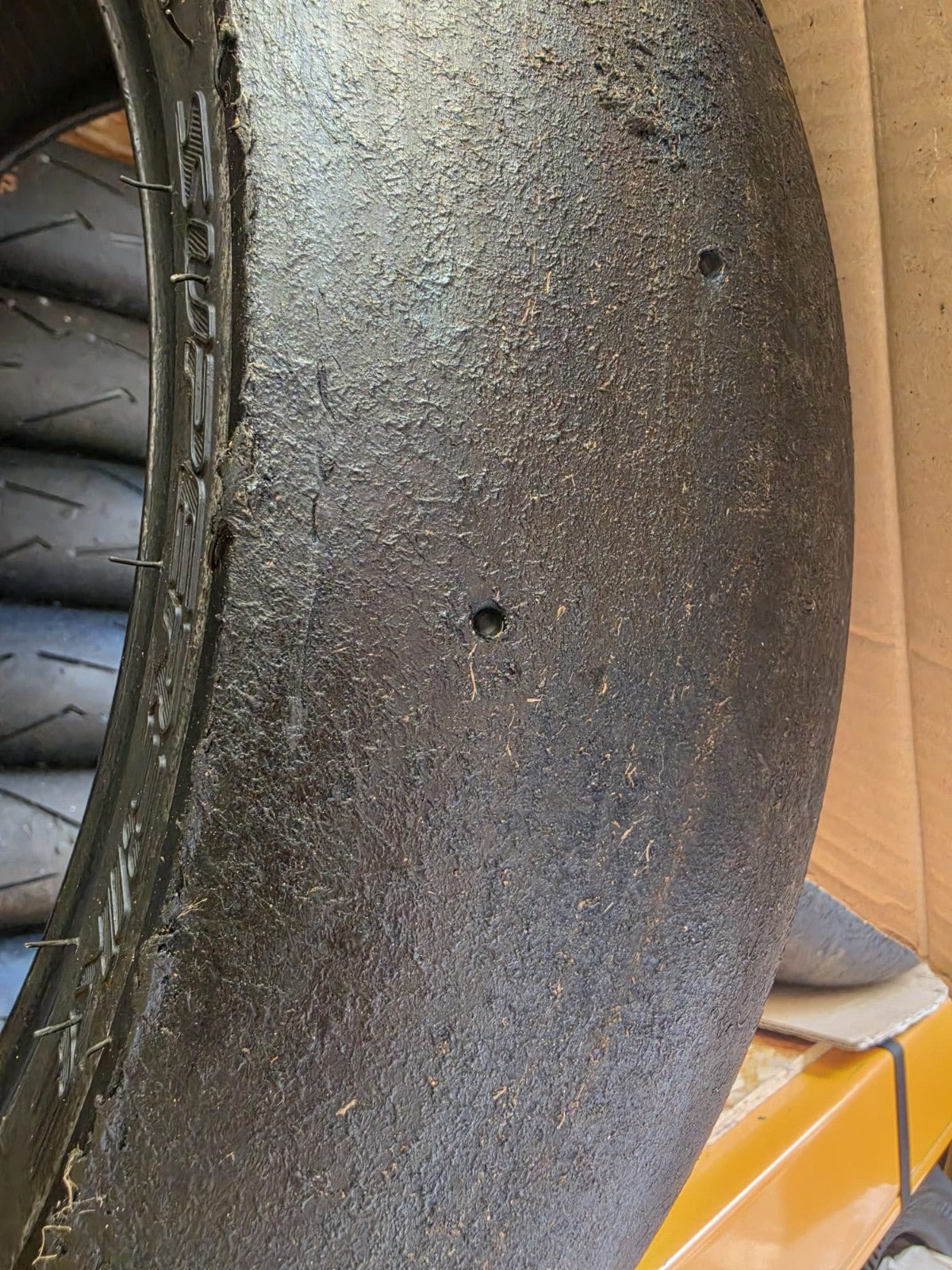 Pirelli Diablo Superbike SC1 200/60-17 Used BSB Scrub Motorcycle Tyre - SR5