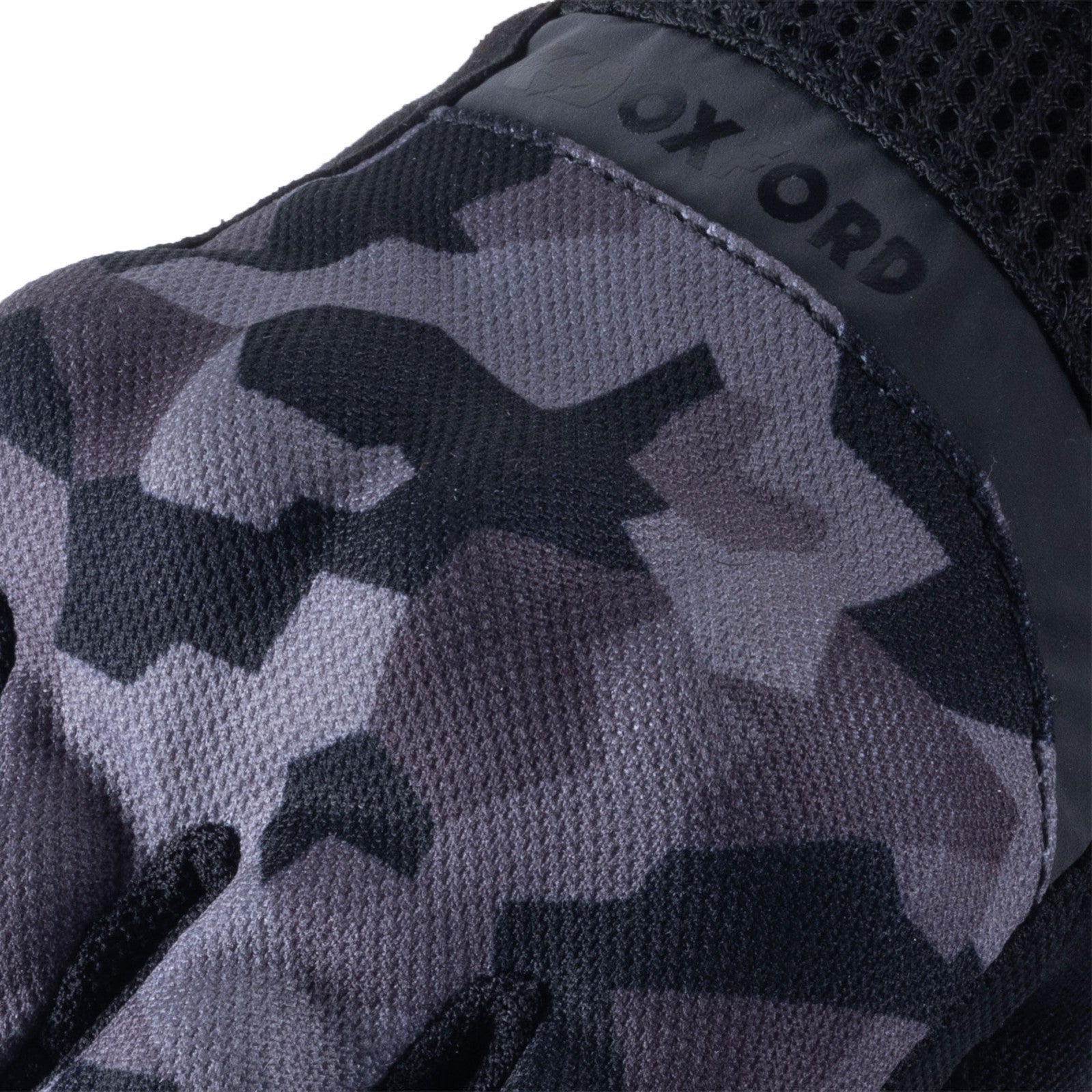 Oxford Byron Mixed Summer Motorcycle Motorbike Gloves - Grey Camo