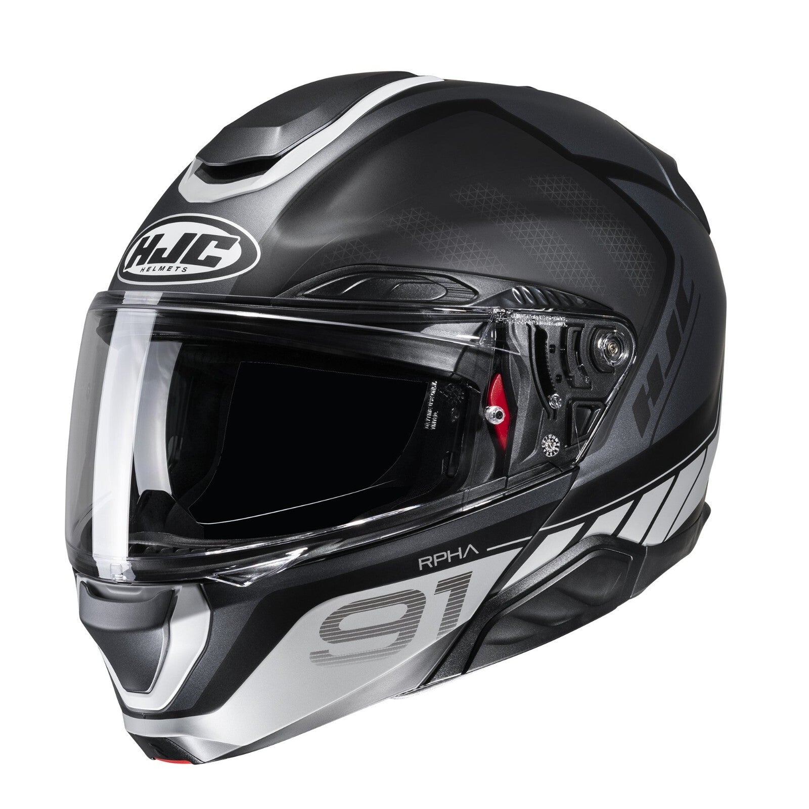HJC RPHA 91 Rafino MC5SF Black Premium Flip Motorcycle Helmet - ECE 22.06