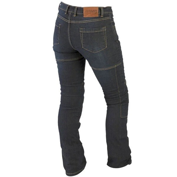 ARMR Moto Ladies L279 Aramid Fibre Lined Motorcycle Motorbike Jeans - Blue