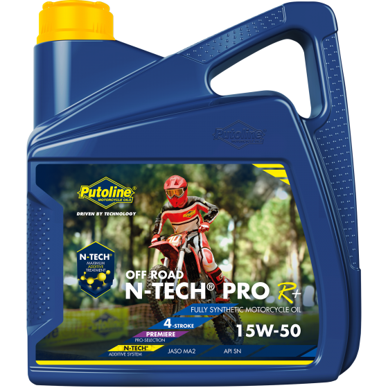 Putoline N-Tech Pro R+ Off Road 15W/50 Fully Synthetic MX Motorbike Oil 4L