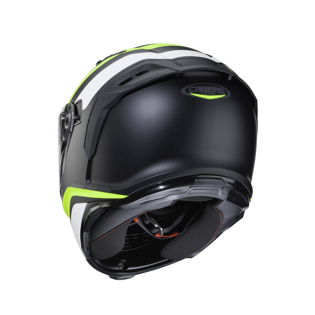 Caberg Avalon Blast Full Face Motorcycle Motorbike Helmet - Matt Black White Yel