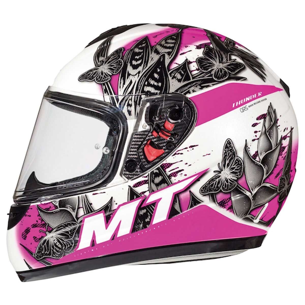 MT Thunder Breeze Pearl Pink - Kids Motorcycle Motorbike Helmet