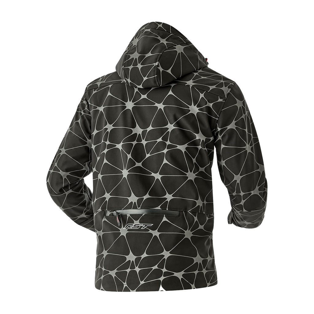 RST Havoc D3O CE Waterproof Softshell Motorcycle Motorbike Armoured Jacket Black