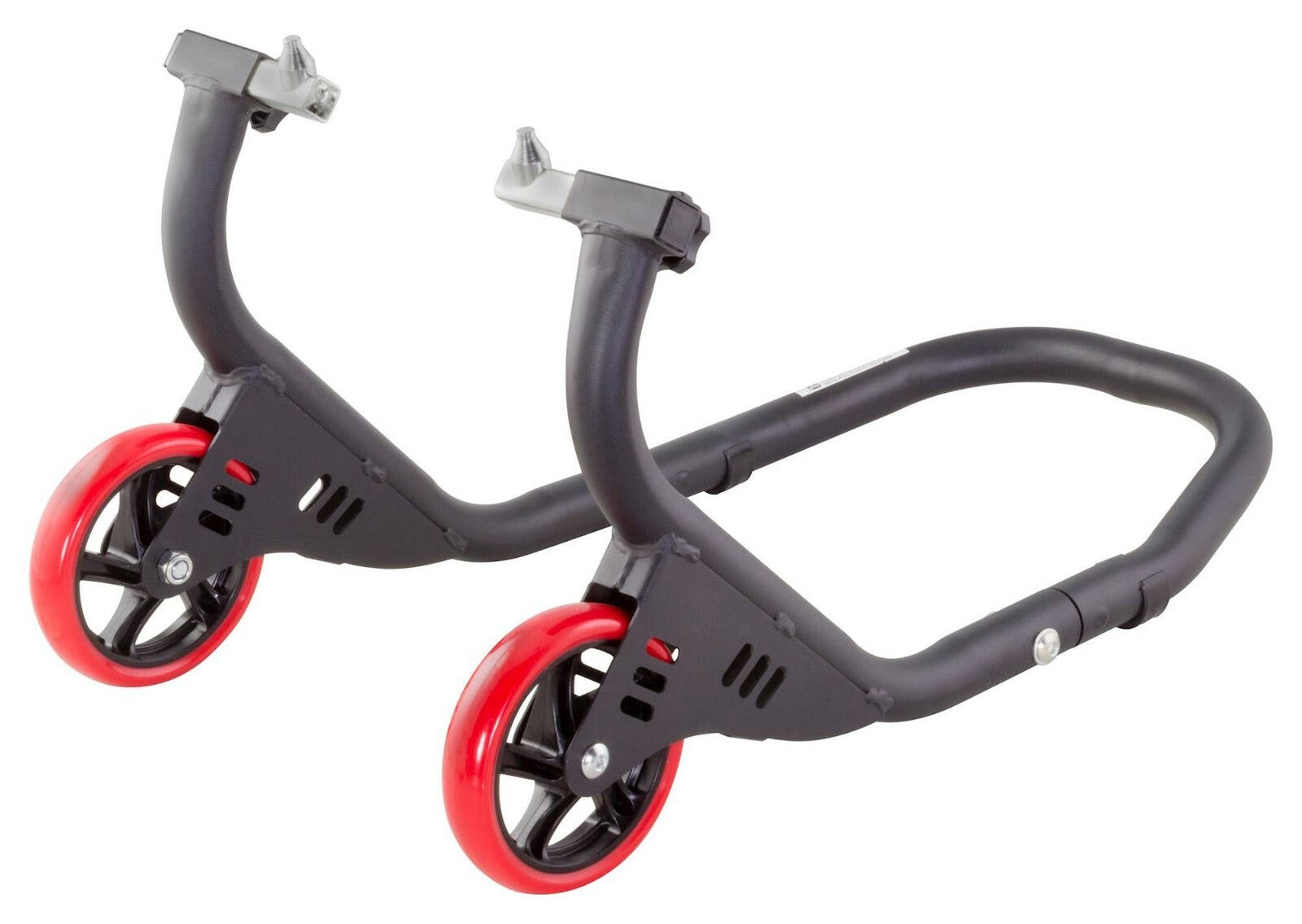 BikeTek Premium Front Motorcycle Motorbike Track Paddock Stand - Matt Black