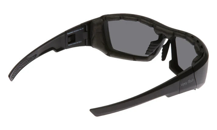 Ugly Fish RS3303X Motorcycle Motorbike Sunglasses - Matt Black Frame/Smoke Lens