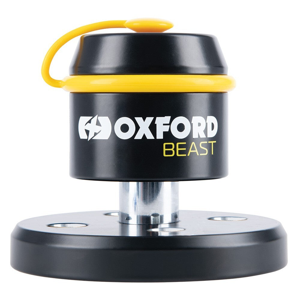 Oxford Beast Motorcycle Motorbike Sold Secure Diamond Floor Ground Lock - LK115