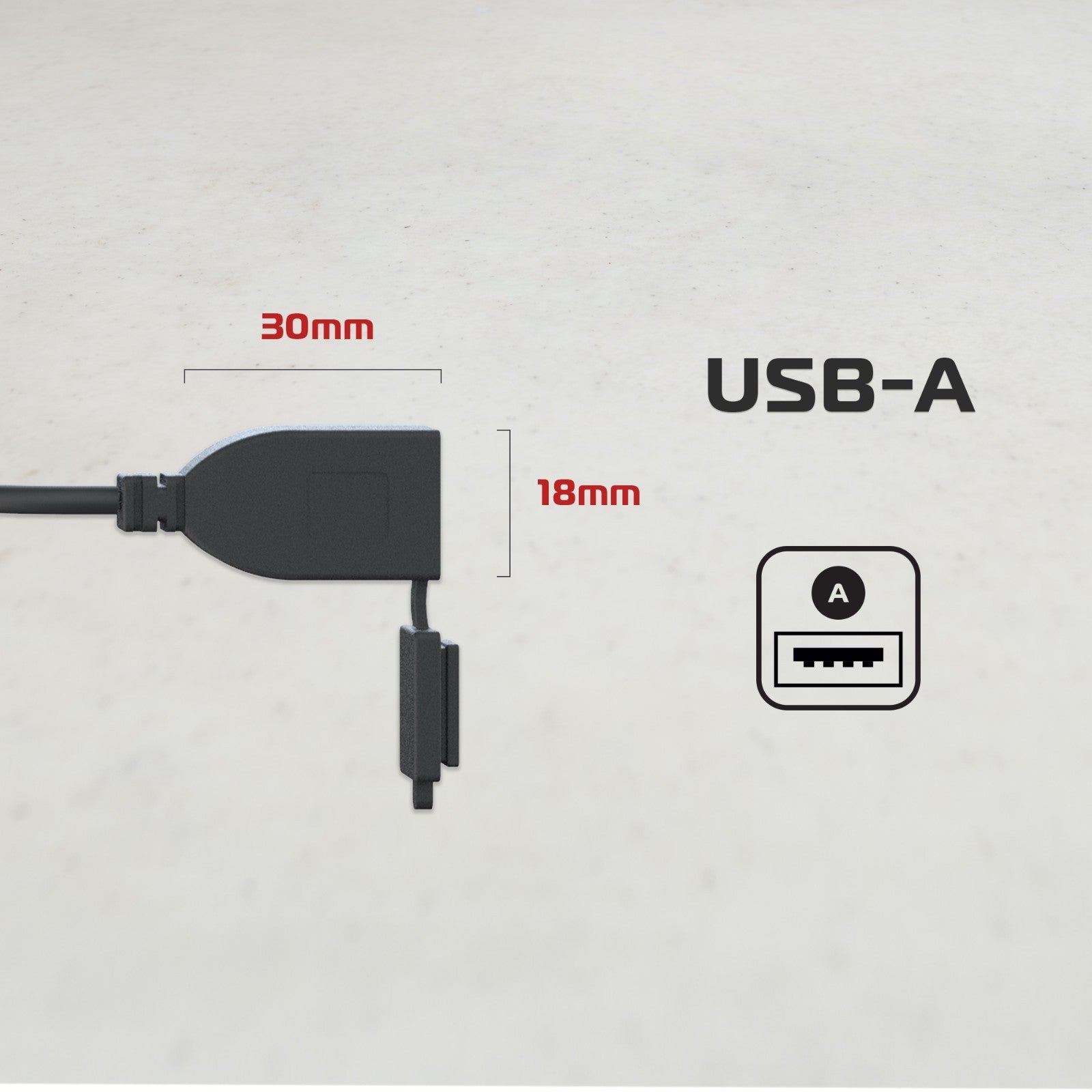 Oxford USB Type A Fused Motorcycle Motorbike Charging Kit - EL116