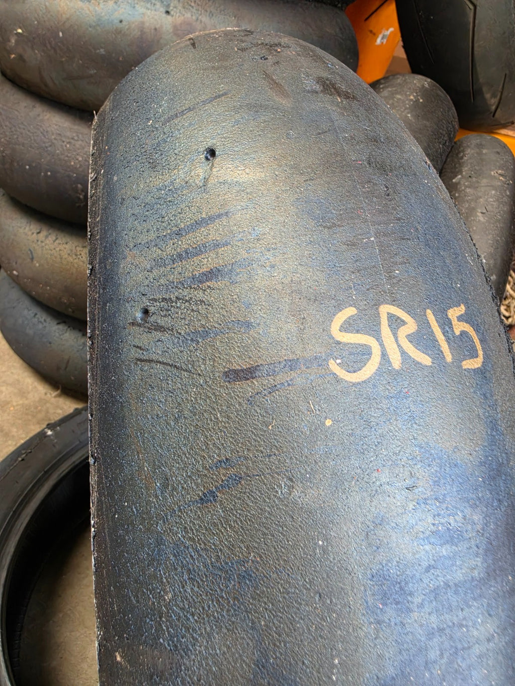 Pirelli Diablo Superbike SC0 190/60-17 Used BSB Scrub Motorcycle Tyre - SR15