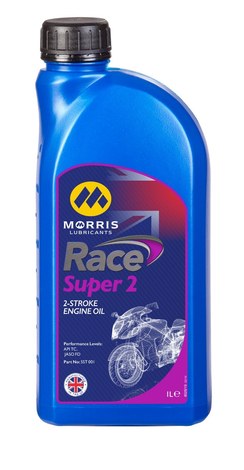 Morris Lubricants Race Super 2 Synthetic Motorcycle 2-Stroke Engine Oil -  1L
