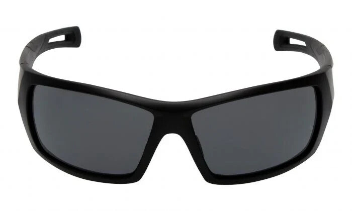 Ugly Fish RS6002 Motorcycle Motorbike Sunglasses - Matt Black Frame/Smoke Lens