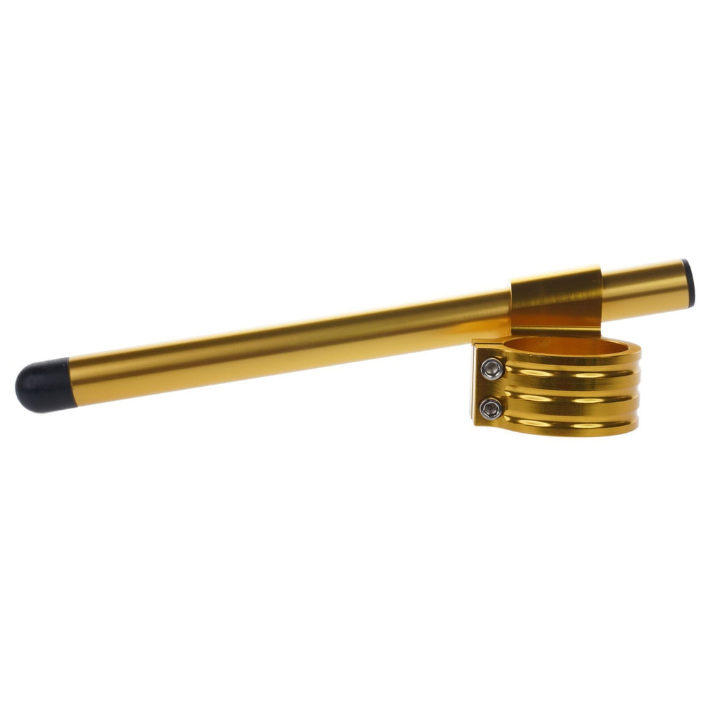 Bike It Motorcycle Motorbike 48mm High Gold Clip-On Bar Kit