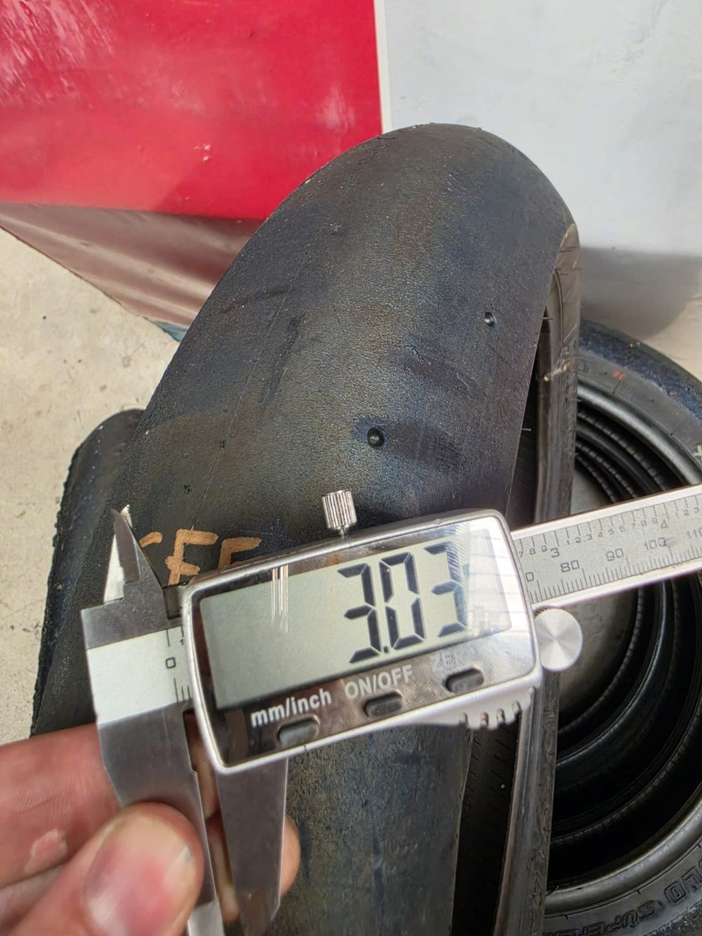Pirelli Diablo Superbike SC1 125/70-17 Used BSB Scrub Motorcycle Tyre - SF5