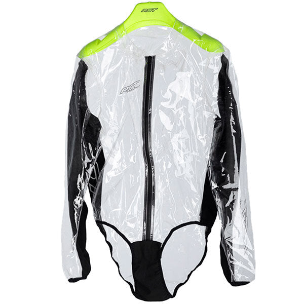 RST Race Dept Wet Suit Waterproof Over Jacket For Leather Suits - Clear
