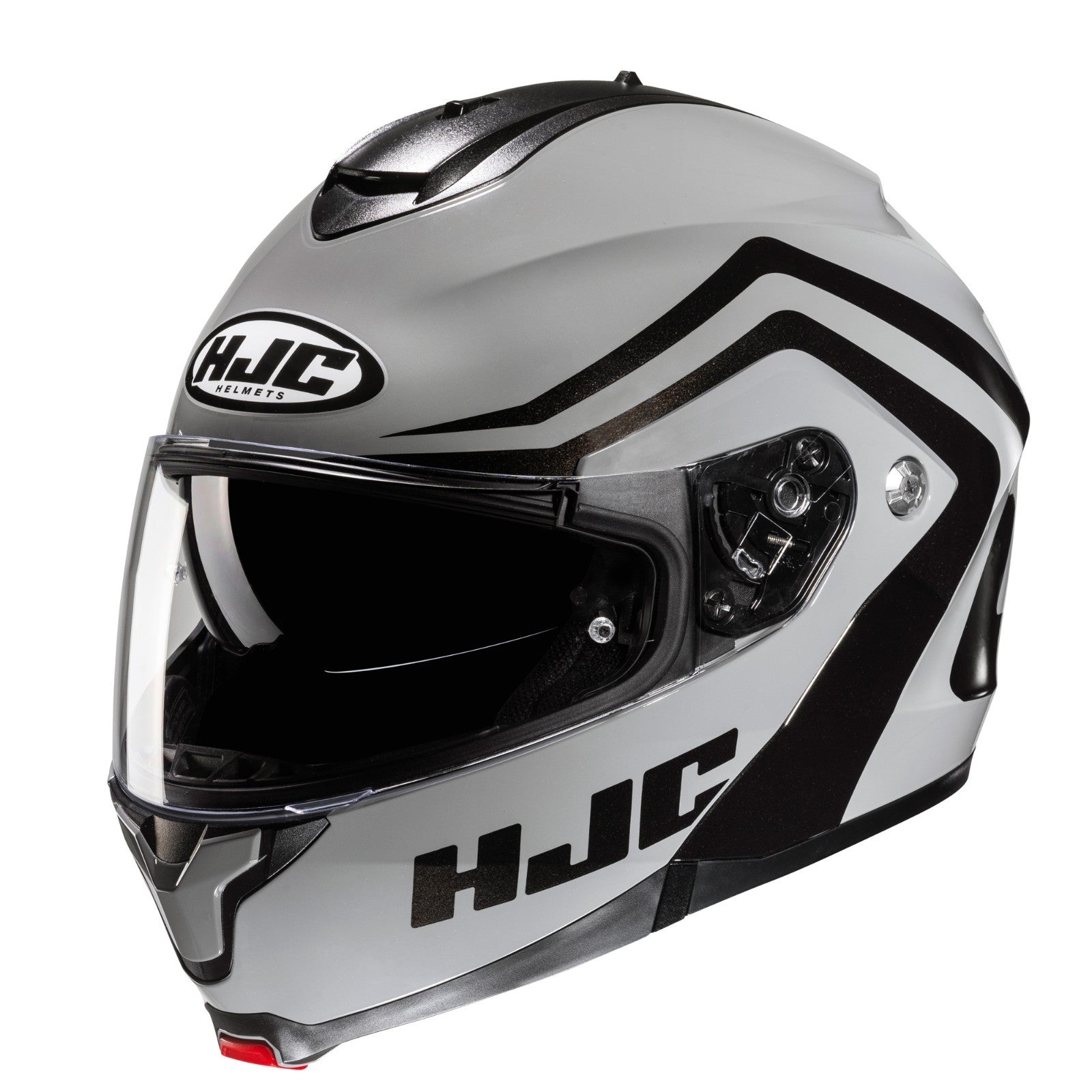 HJC C91N Modular Flip Nepos Grey Front Motorcycle Motorbike ECE2206 Sun Visor
