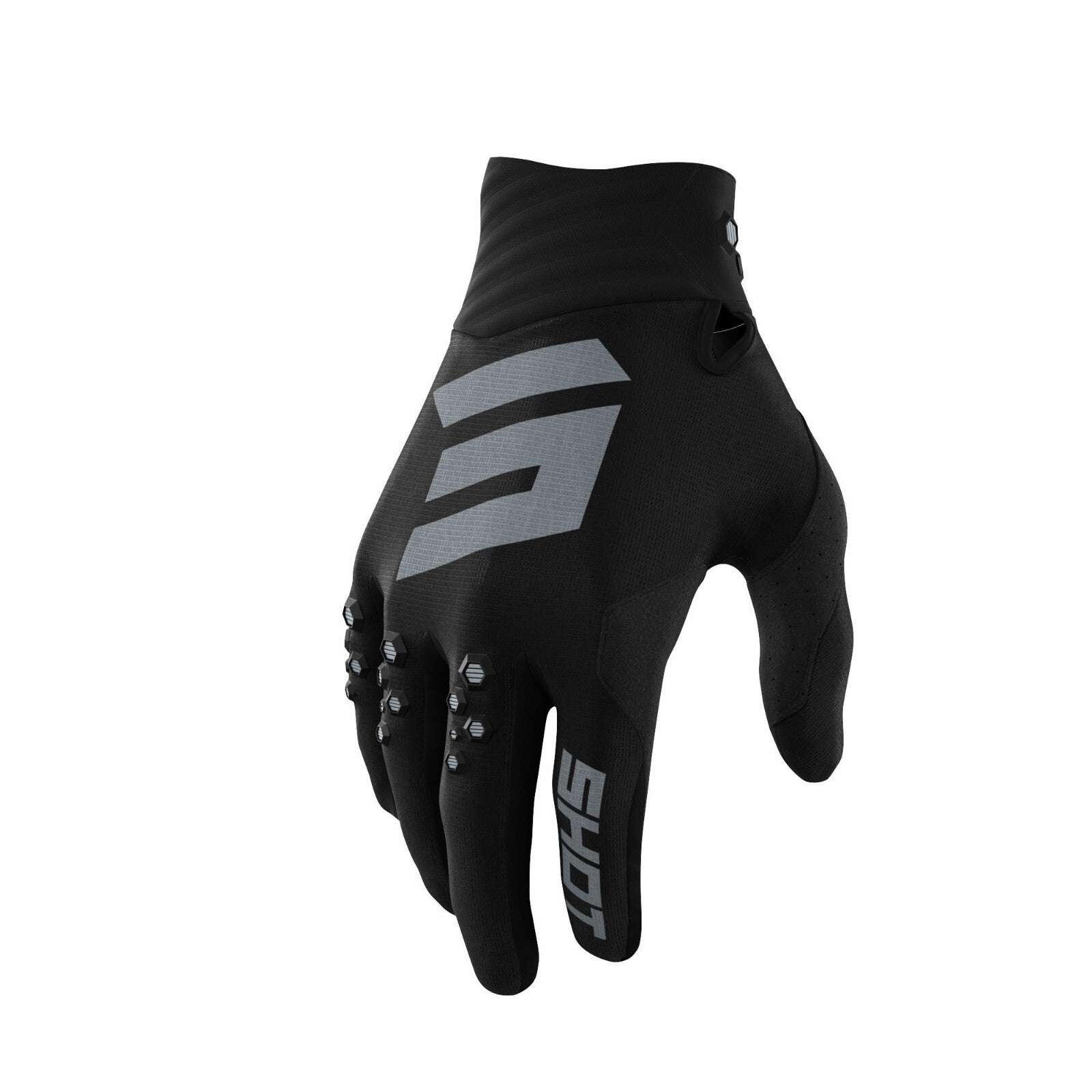 Shot Contect Gloves Contact Black Adult MX Motocross Off Road Enduro Gloves