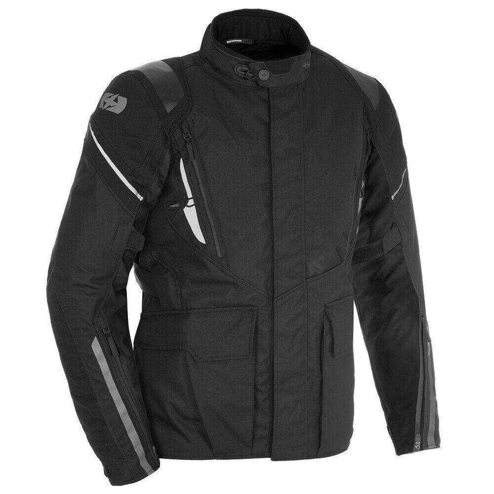 Oxford Montreal 4.0 Motorcycle Motorbike Dry2Dry Waterproof Jacket Stealth Black